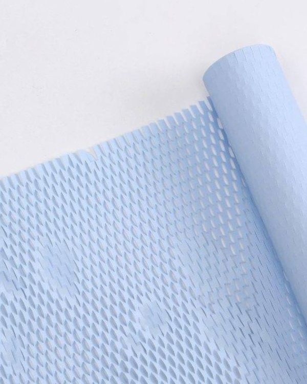 Honeycomb ovojni papir moder