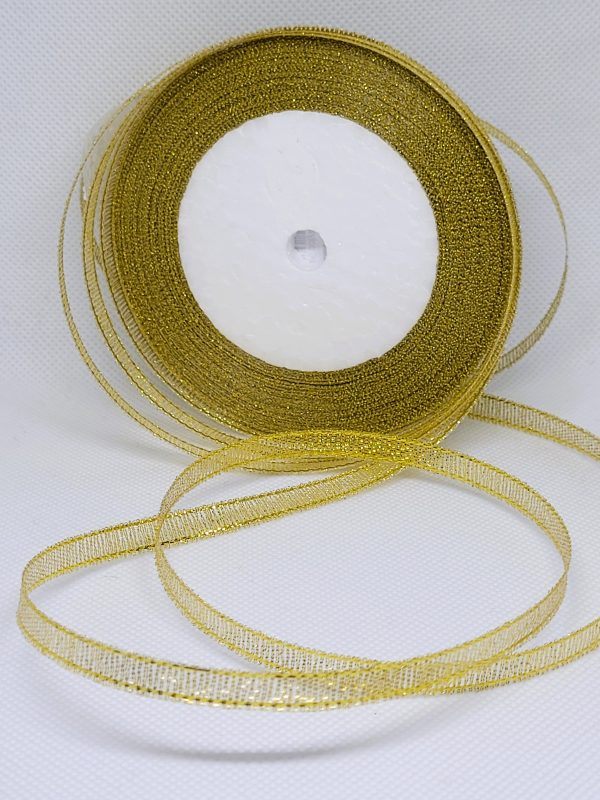 Zlat trak lureks 6 mm