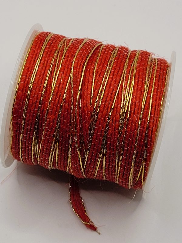 Trak iz jute rdeč 6 mm